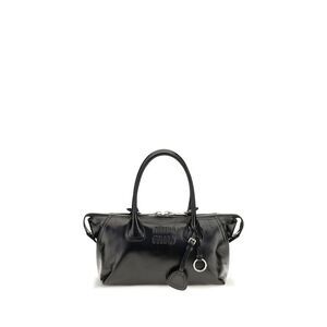 Miu Miu Black Calf Leather Bos Taurus Women's Handbag
